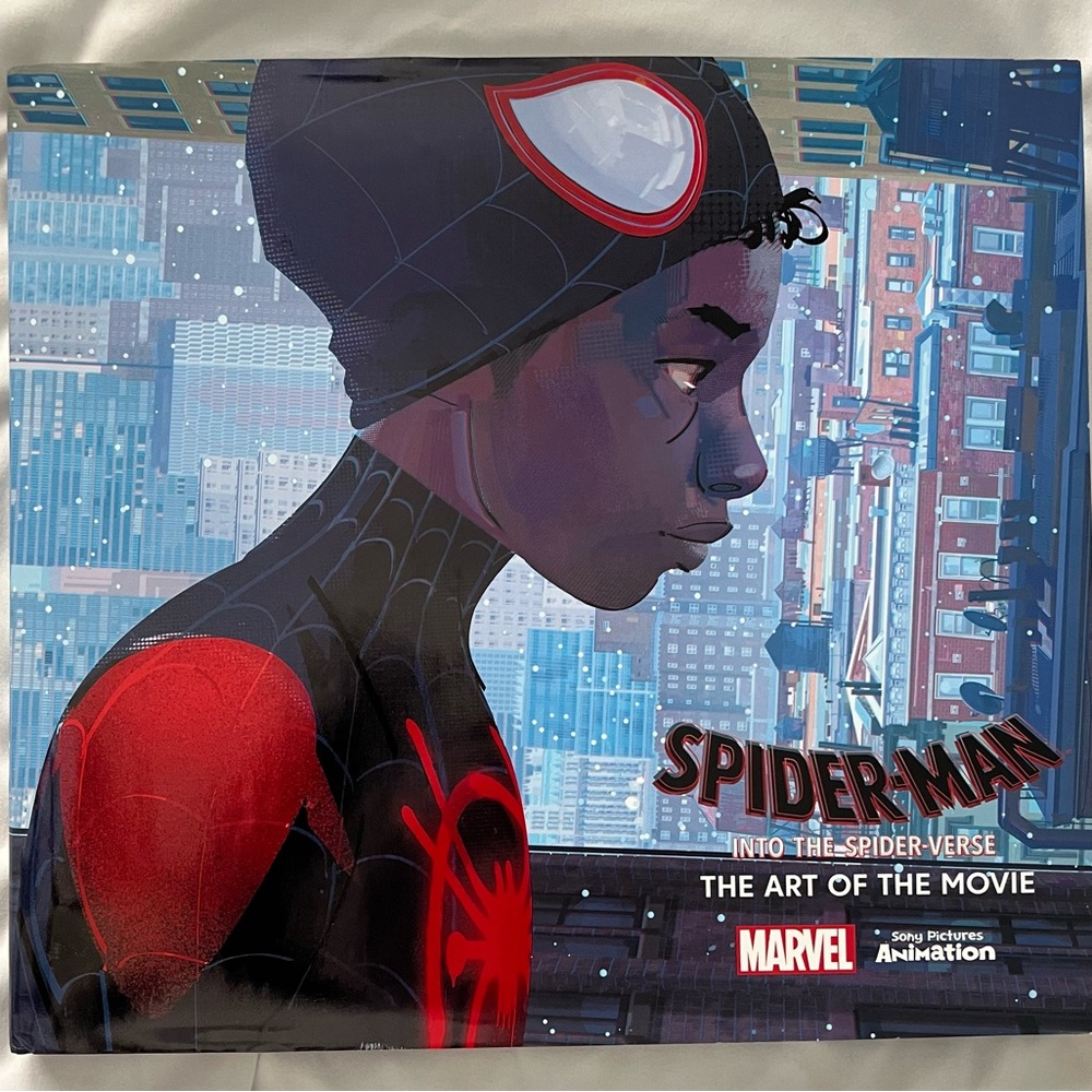 Marvel Art Book with Red and Blue Cover